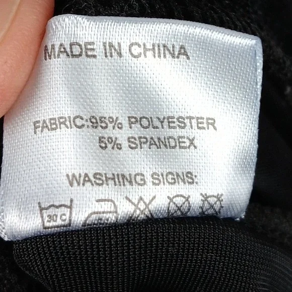 URBAN COCO Women's Black Velvet Skater Skirt Size L - Picture 4 of 6